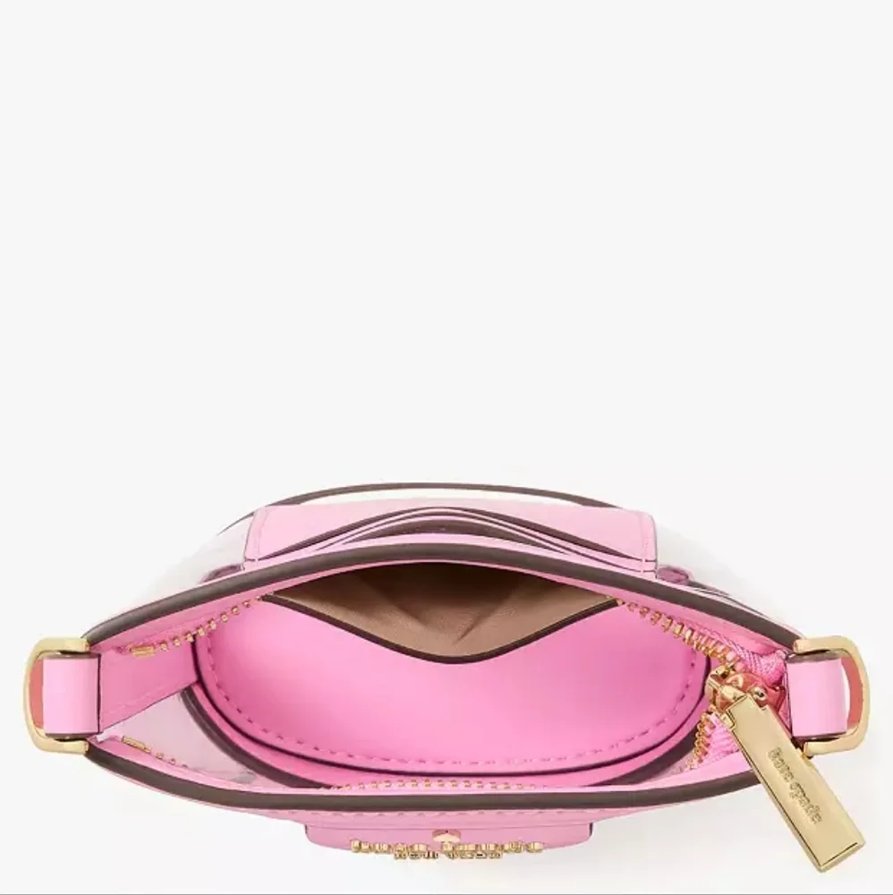 kate spade Clear Crossbody with Pink Trim